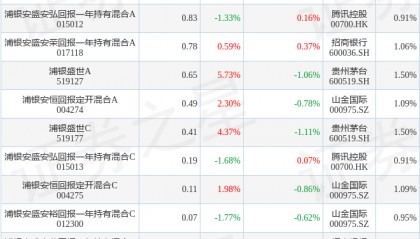 褚艳辉2025年二季度表现，浦银安盛安荣回报一年持有混合A基金季度涨幅0.37%