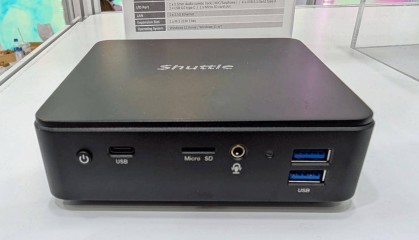 Shuttle 展出高通骁龙 X 平台迷你主机，提供双 USB4 和单 2.5GbE