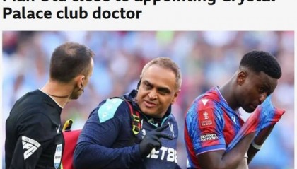 BBC：曼联即将挖角水晶宫队医，接任运动医学主管奥德里斯科