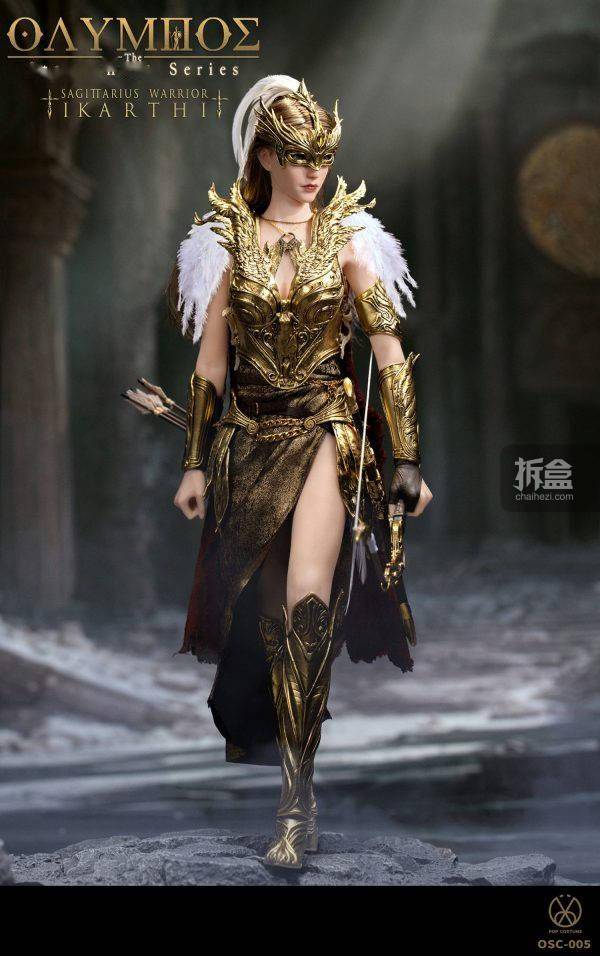 POP COSTUME奥林匹斯星图系列射手战士伊卡尔蒂1/6可动
