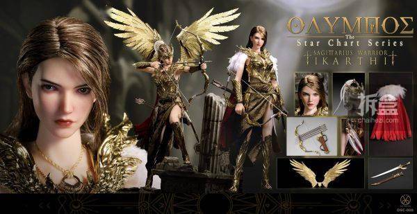 POP COSTUME奥林匹斯星图系列射手战士伊卡尔蒂1/6可动